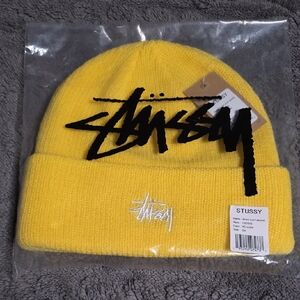 Stussy Bright Yellow Beanie